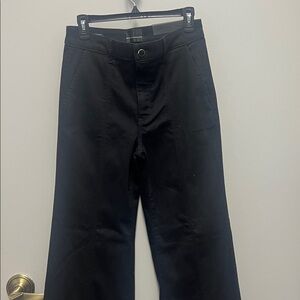 White House Black Market Black Wide Leg Women’s Pants size 6